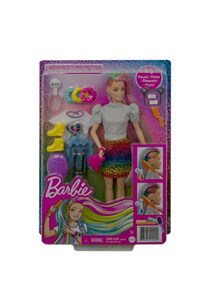 mattel Păpușa Barbie cu păr curcubeu