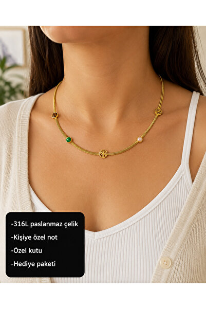 HER ŞEY NOTA www.herseynota.com Auravelle Tree of Life Natural Stone Detailed...