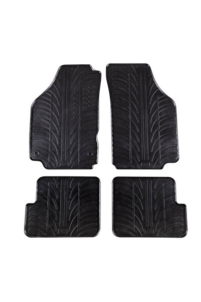 Gledring Πατάκια Αυτοκινήτου 0371 Lancia Ypsilon 2003-2011 Μαύρα 4 Τεμάχια (C...