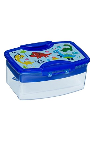 YUPY Blue Dinosaur Food Container with Accessories 920ml