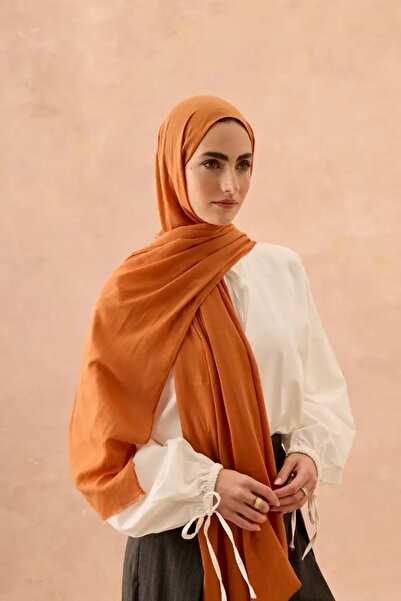 awix Neo Cotton Shawl Soft Orange