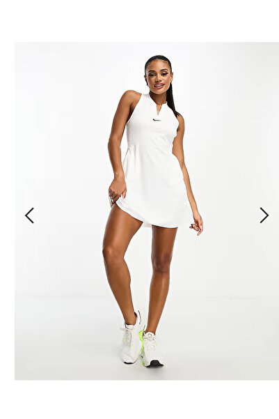 Nike Tennis Dri-Fit Club dress in white(yousports)