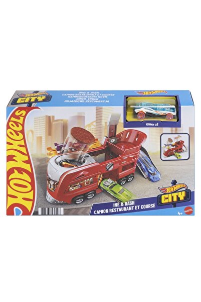 mattel Set de joacă Hot Wheels City Camion Restaurant