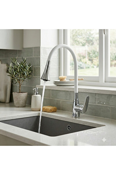 KANA Movable Mixer with a White Changeable Neck - Kana
