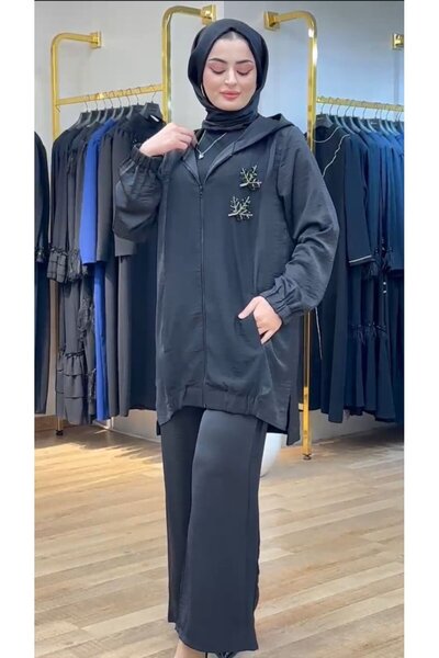 Sundussaracmoda Eflal Eşofman Takım Siyah