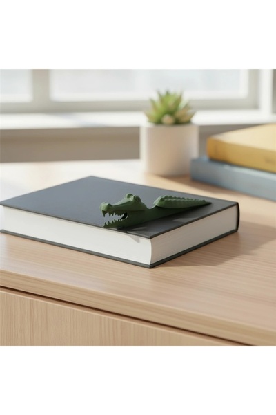OEM Semn de carte Imprimat 3D Crocodil pentru Lectură