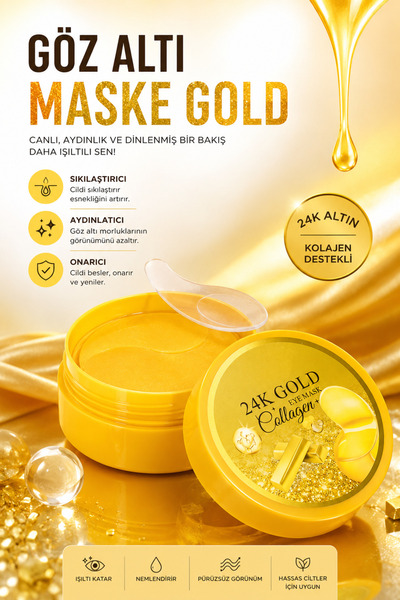 RED TOUCH Under-Eye Firming and Repairing Collagen Gold Under-Eye Mask 60 Pieces