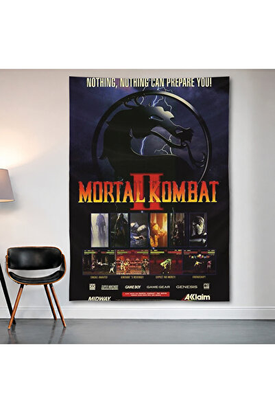 Geek Cultcha Mortal Kombat Movie Poster Wall Cloth Wall Tapestry First Qualit...