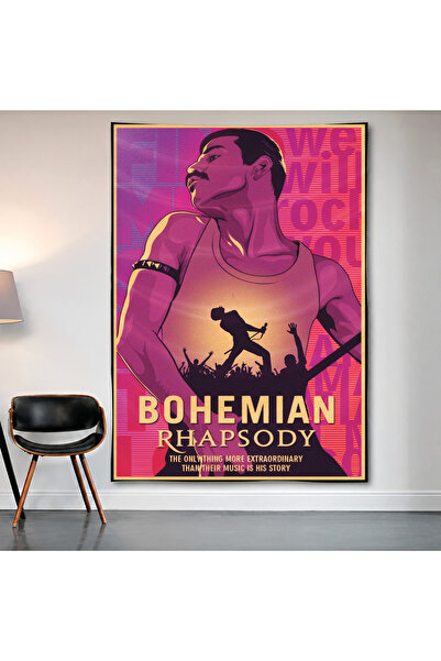 Geek Cultcha Bohemian Rhapsody Wall Cloth Wall Tapestry First Quality Satin F...