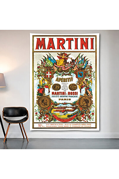 Geek Cultcha Martini Vintage Advertisement Wall Covering Wall Tapestry First ...