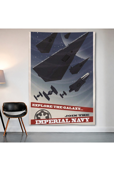 Geek Cultcha Star Wars Imperial Navy Recruitment Wall Covering Wall Tapestry ...