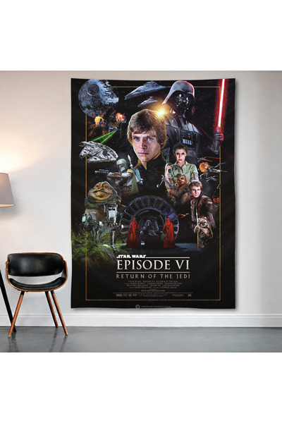 Geek Cultcha Star Wars Episode Vi: Return of the Jedi Wall Cloth Wall Tapestr...