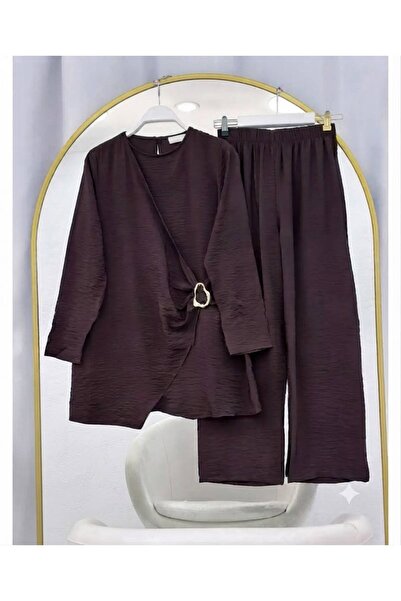 EC MODA Hira Side Buckle Detailed Trouser Suit