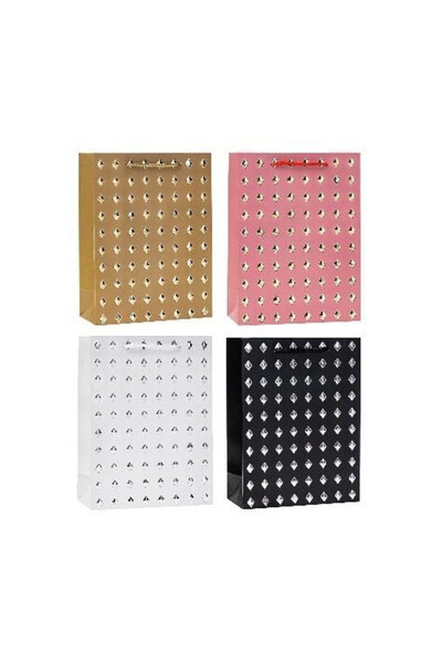 OEM Punga cadou/sac cadou Rozette cu imprimeu foil (hot stamp), mix de modele...
