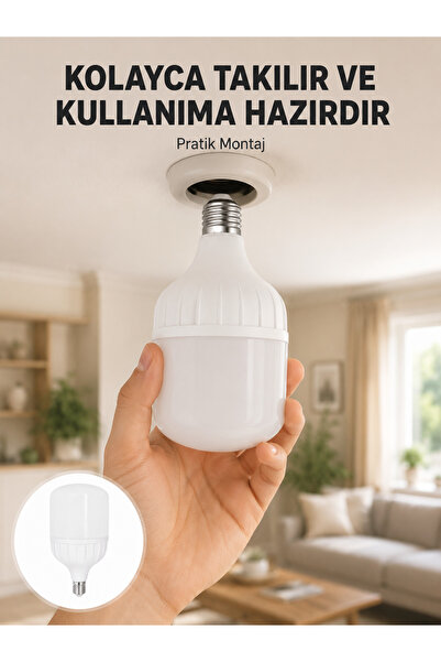 ASTRALTECH Acil Durumlara Uygun Şarjlı Torch LED Ampul 30 Watt Yeni Nesil