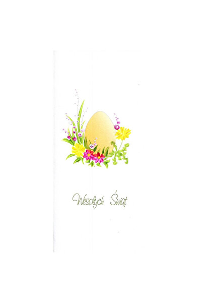 MAK Felicitare de Paste MAK, pictata manual, multicolor, DL