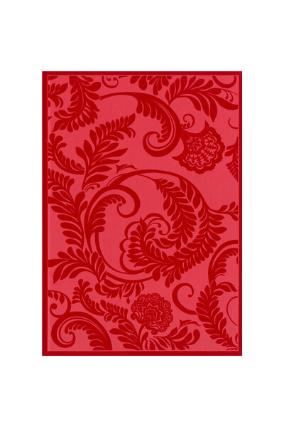 BONCAHIER Caiet/notebook VELVET, coperta catifelata, decor floral, multicolor...
