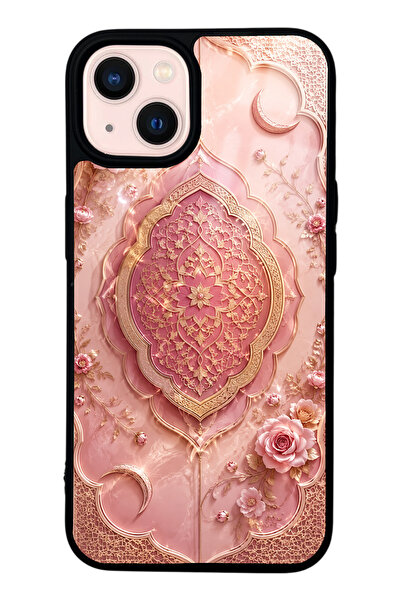 Spoyi iPhone 13 Blush Crescent Palace Tasarımlı Glossy Telefon Kılıfı