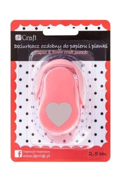 OEM Perforator decorativ DP Craft, 2,5 cm, pentru hartie si spuma, culoare co...