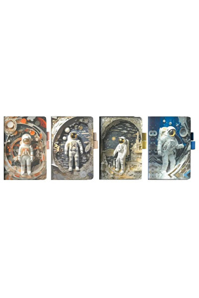 fandy Caiet C6 Cosmos, 80 file, cu linii, cu elastic si suport pentru pix, Mu...