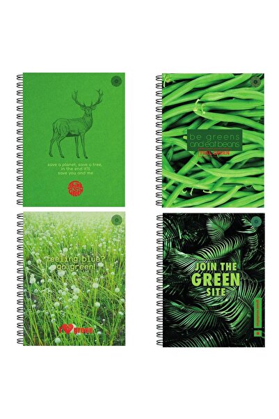 OEM Caiet A4 80 de file cu spirală Think Green (5 buc.) – Pamantul Fagaduintei