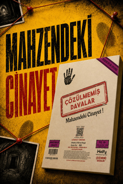 çözülmemiş davalar Mahzendeki Cinayet Dedektif Oyunu Cinayet Çözme Oyunu Kutu...