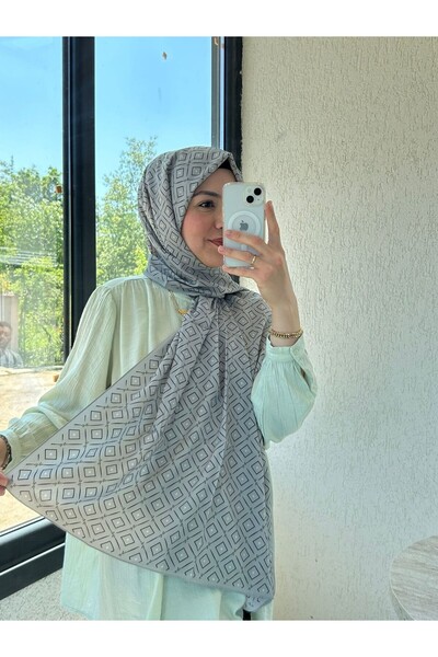 Vissona Medina Silk Shawl Gray