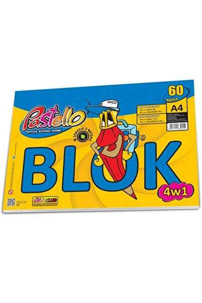 Alfa Pastello Bloc desen tehnic Pastello, A4, 80 g/m2, 60 file