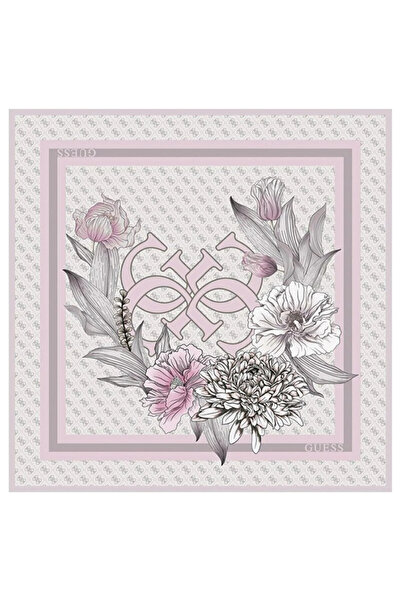 Guess 90x90 Square Kadın Ipek Eşarp-AW5729SIL90