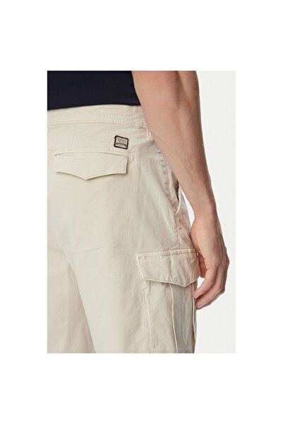 Guess Pantaloni scurți din material textil pentru bărbați M6GDVAW1703 Crem