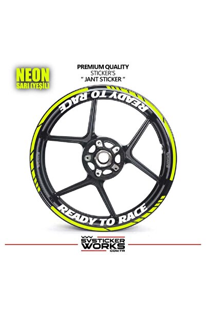 ARONA Ktm duke wheel sticker - inner & outer - ready to race text design