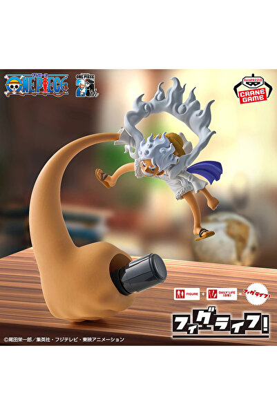 BANDAI Monkey D. Luffy One Piece Fig Life! Monkey D. Luffy - Gear 5 - vol.4 1...