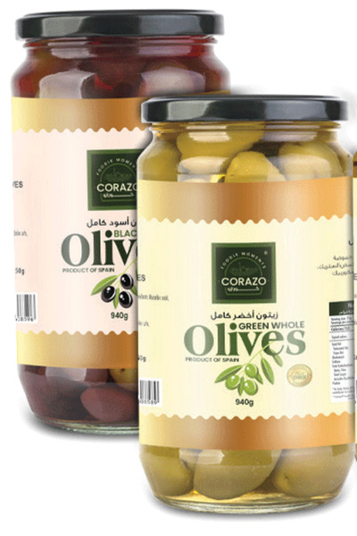 CORAZO Olives Whole Black 940g