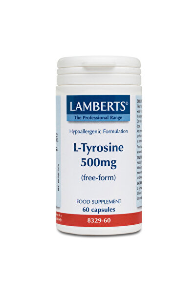 Lamberts L-Τυροσίνη 500mg 60 Κάψουλες