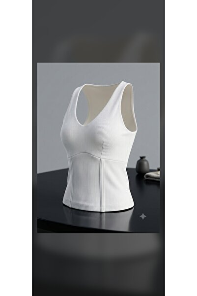 Moda bluz Wanda Pens Detailed Blouse Tank Top