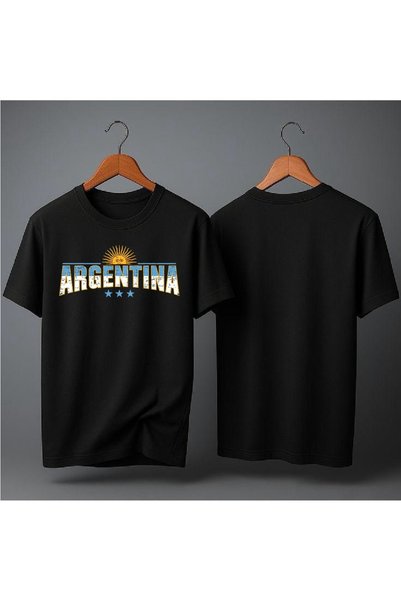 EFEVRA Oversized T-Shirt with Argentina Print