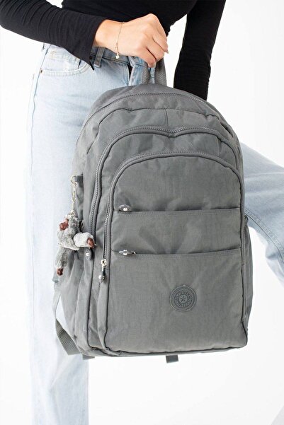 Kılinkır حقيبة مدرسية متعددة الأقسام للجنسين من BATTAL مع حزام طبي قابل للتعد...