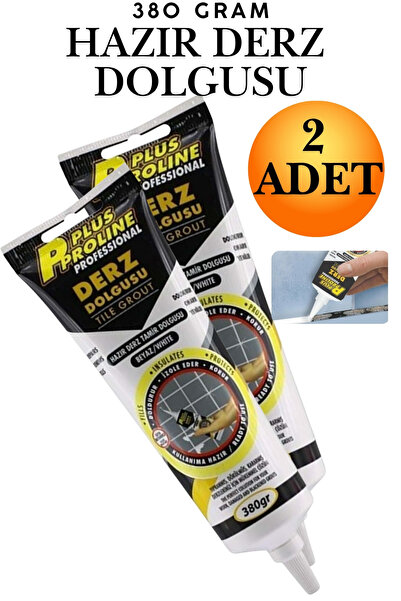 KAYRA LEATHER CRAFT 2 Adet 380 Gr Beyaz Fayans Derz Dolgu Beyazlatıcı Onarıcı...