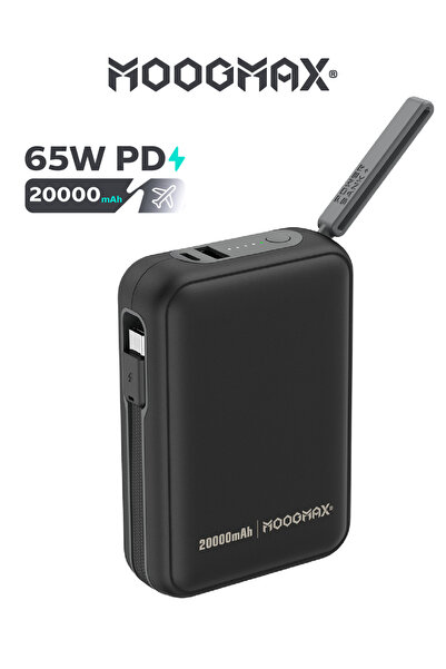 MOOGMAX Power Bank 20000 Mah with Fast Charging 65W. Portable Power Bank with...