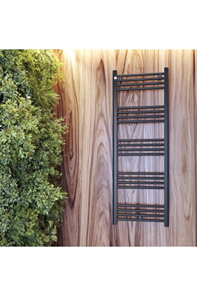 Granitan Radiator baie Puerto cu incalzitor One Touch, 609 W, 50x140 cm, Negru