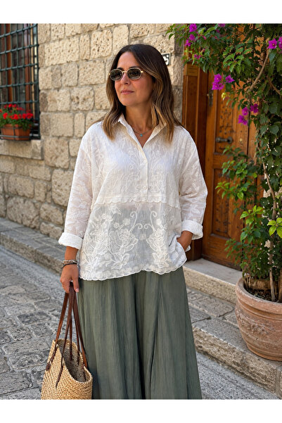 GIZILCA Alaçatı Stil Kadın Gömlek