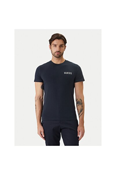 Guess Tricou bărbătesc U6GM03K6YW1 Bleumarin