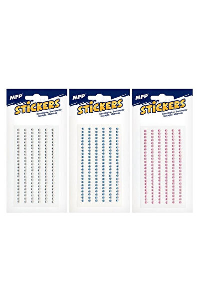 MFP Abtibilduri cu pietricele/ stickere 1102, 3 mm, autoadezive, blister, Mul...