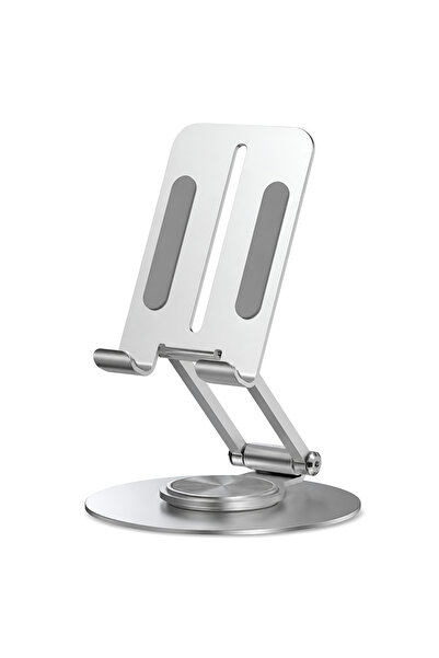 Dexmon Metal Phone Tablet Stand Holder Desktop Phone Stand Foldable Portable ...
