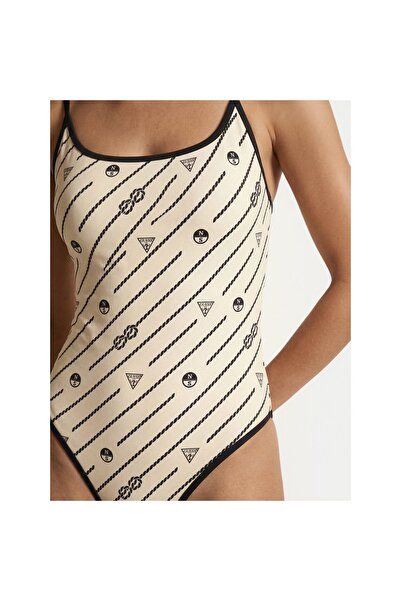 Guess Costum de baie de damă W6GZ07K3280 Crem