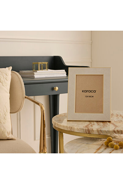 Karaca Home Revel Frame Beige 13x18 cm