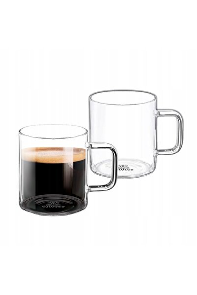 WILMAX ENGLAND Set 2 cești cafea termo sticlă, 200 ml, Thermoglass Wilmax