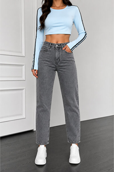sion jeans Black Karyıkama New Season Mom Jeans Daily Wear Comfortable Women'...