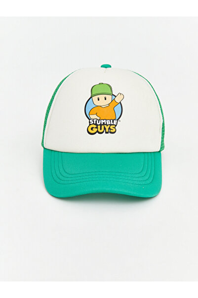 LC Waikiki Trendlucky with Difference Stumble Guys Printed Boy's Cap Hat