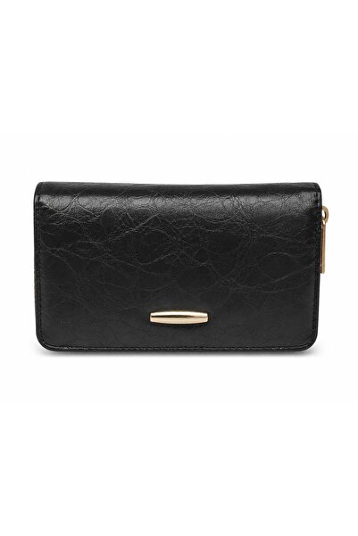 NOUX Vintage Leather Look Zippered Women's Wallet